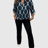 Noor – Blúzka s grafickým potlačou