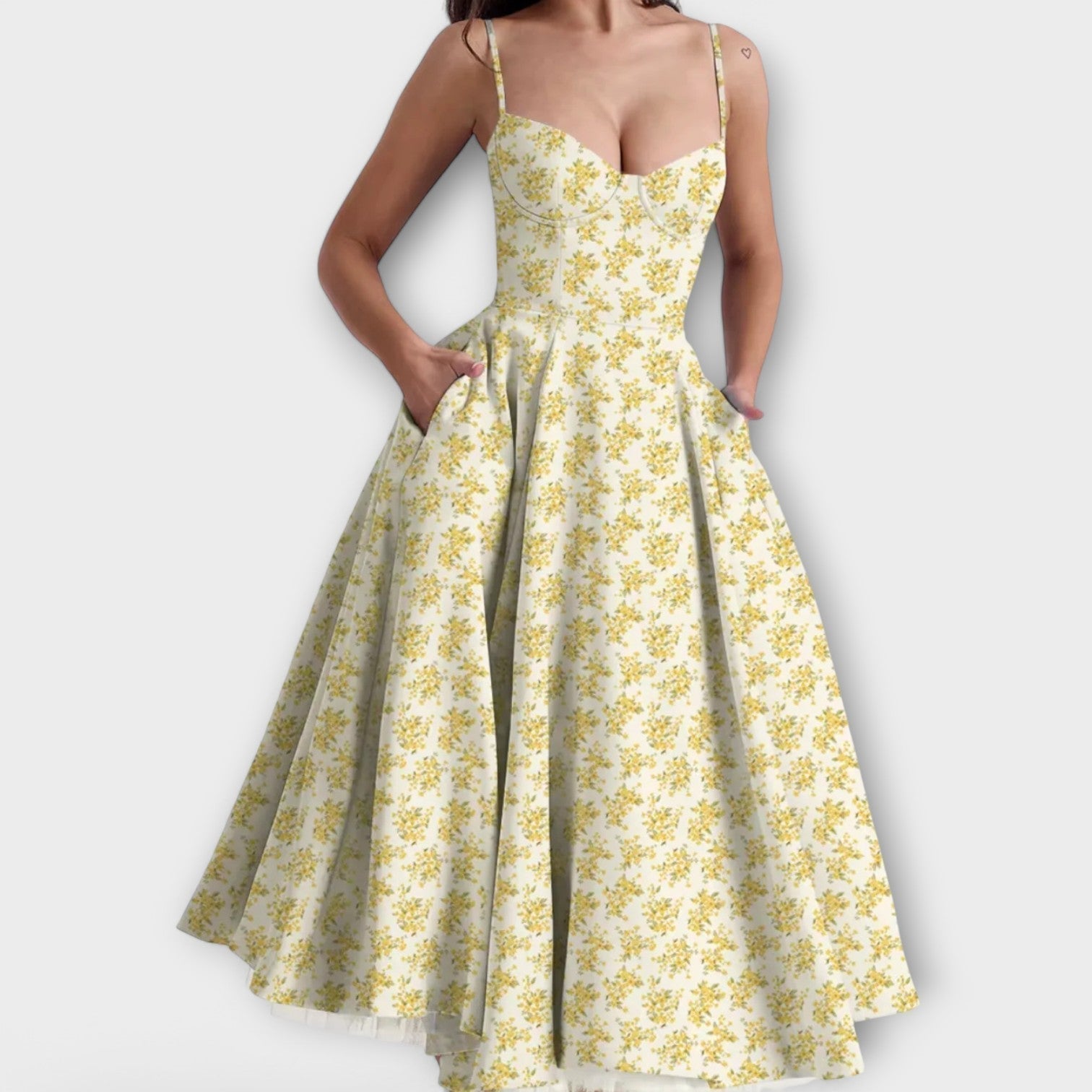 Mélie – Ľahké letné šaty s detailom korzetu