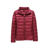 ELIN - Nová ultralehká bunda s bielymi kačacími perím