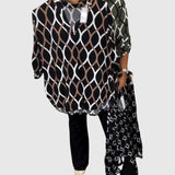 Noor – Blúzka s grafickým potlačou