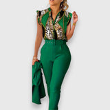 Sada dvoch kusov s moderným leopardím vzorom