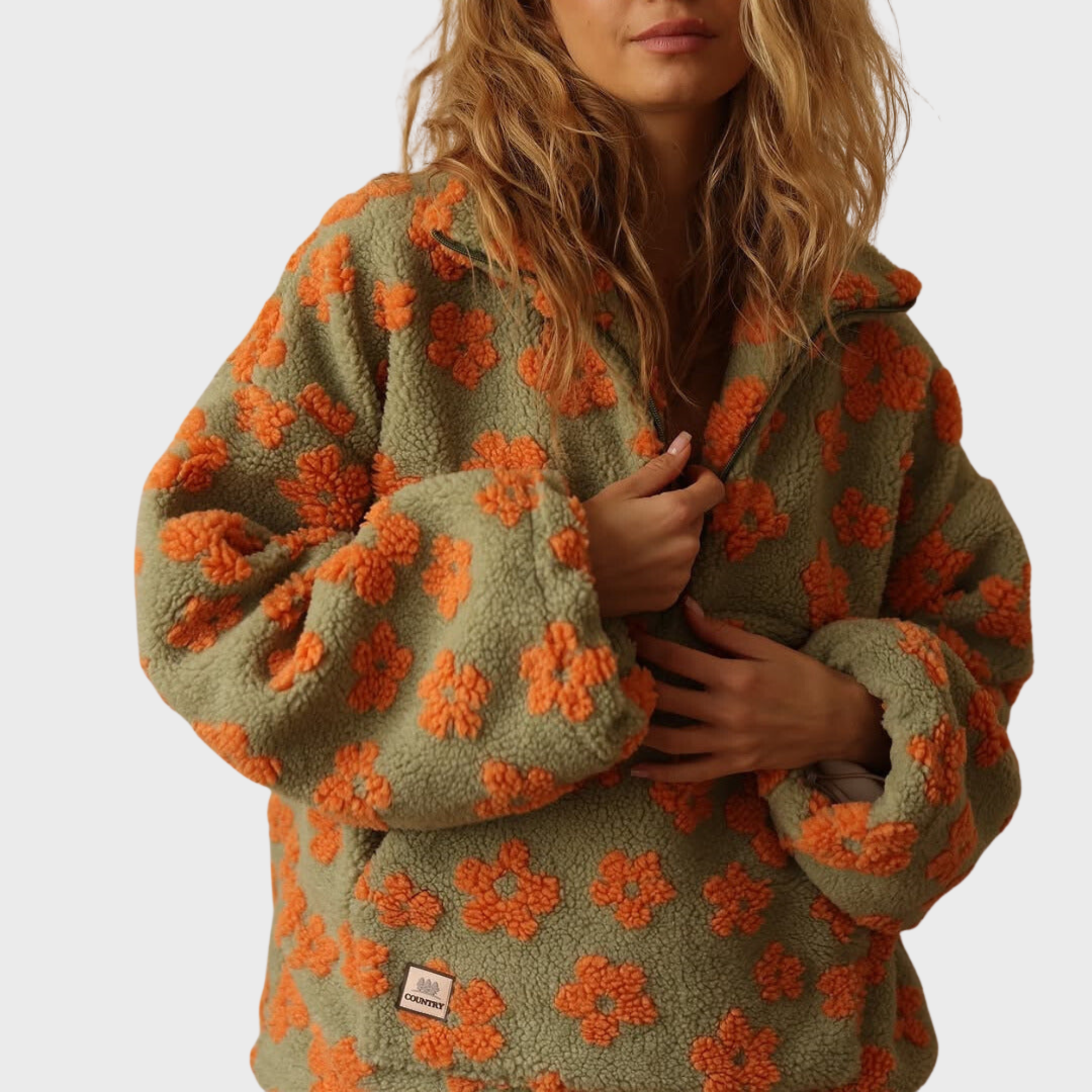 Anita | Kvetinový sveter