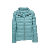 ELIN - Nová ultralehká bunda s bielymi kačacími perím