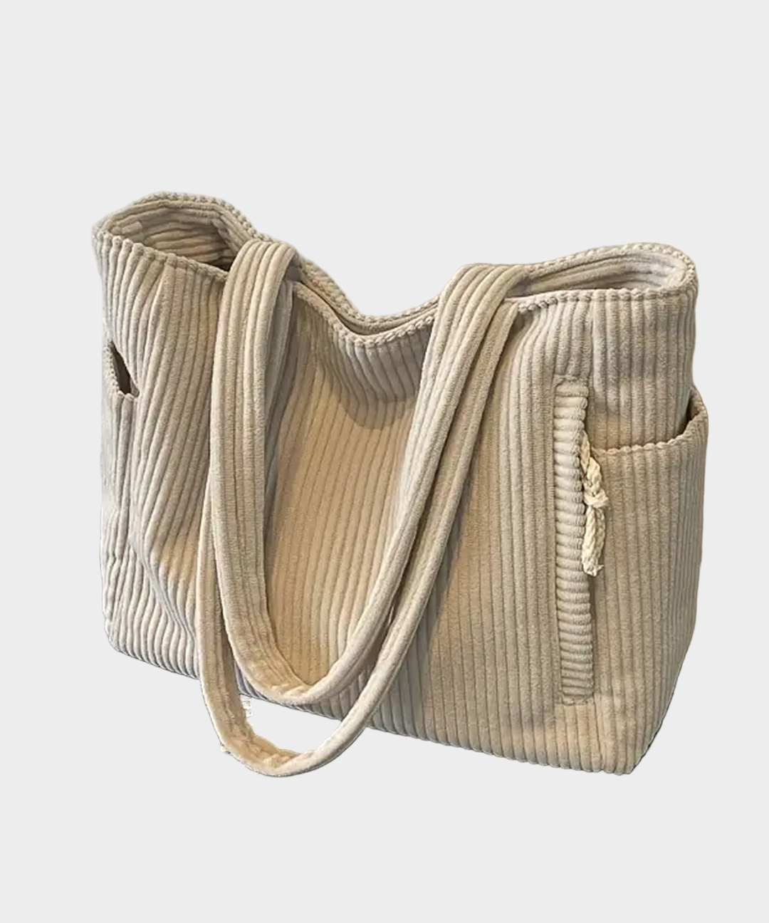 Pletená Taška Přes Rameno s Detailním Šňůrkovým Vzorem a Moderním Nádechem