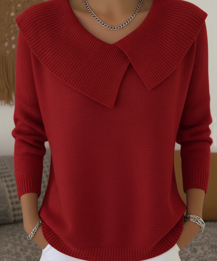 Lucia™ | Teplý sveter s jemným golierom