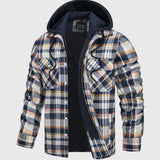 Karl | Kostkovaná bunda s zipom