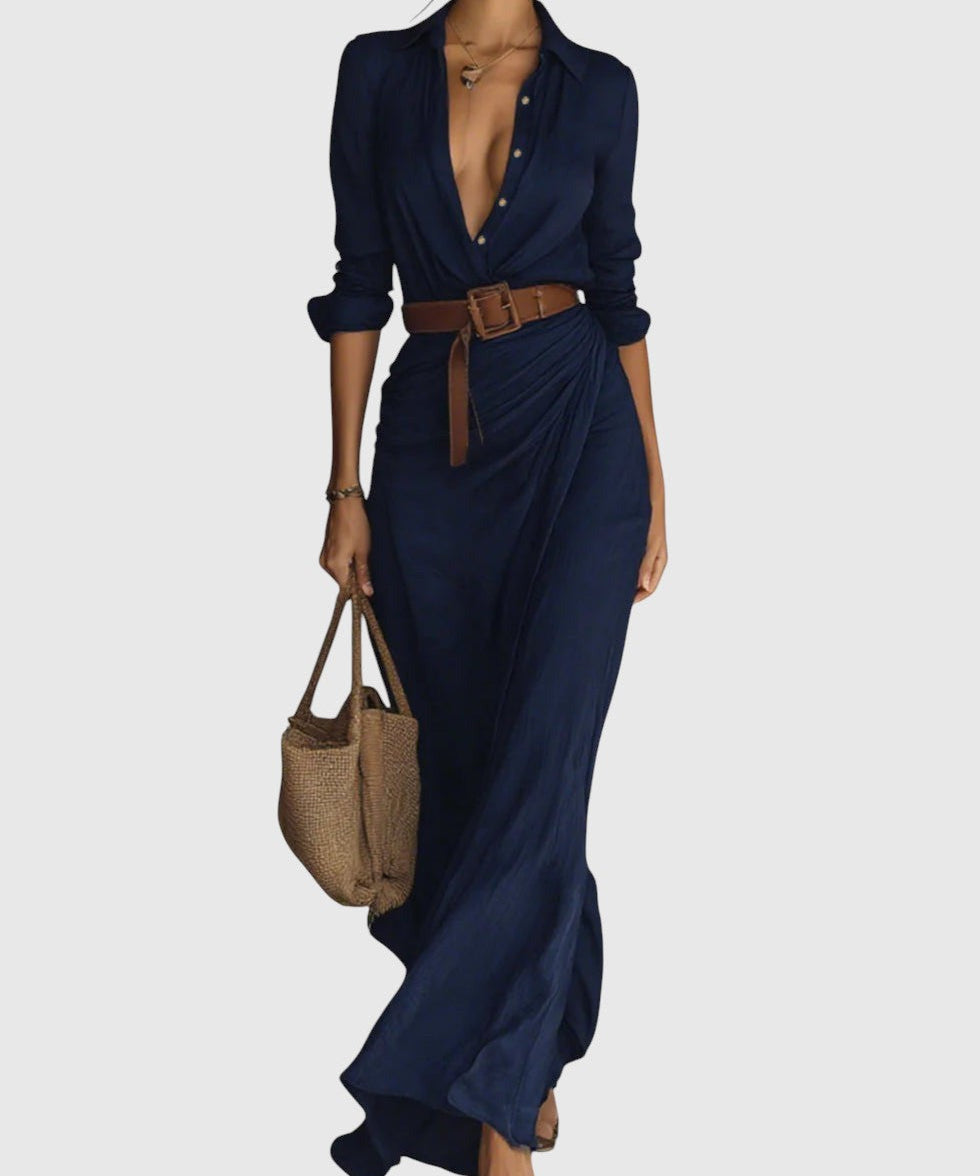 Klara – Šaty s elegantným výstrihom