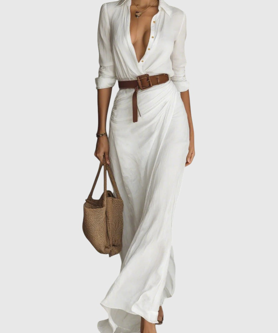 Klara – Šaty s elegantným výstrihom