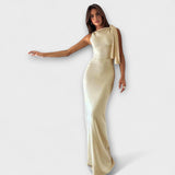 Cloe - Maxi šaty s uzlom