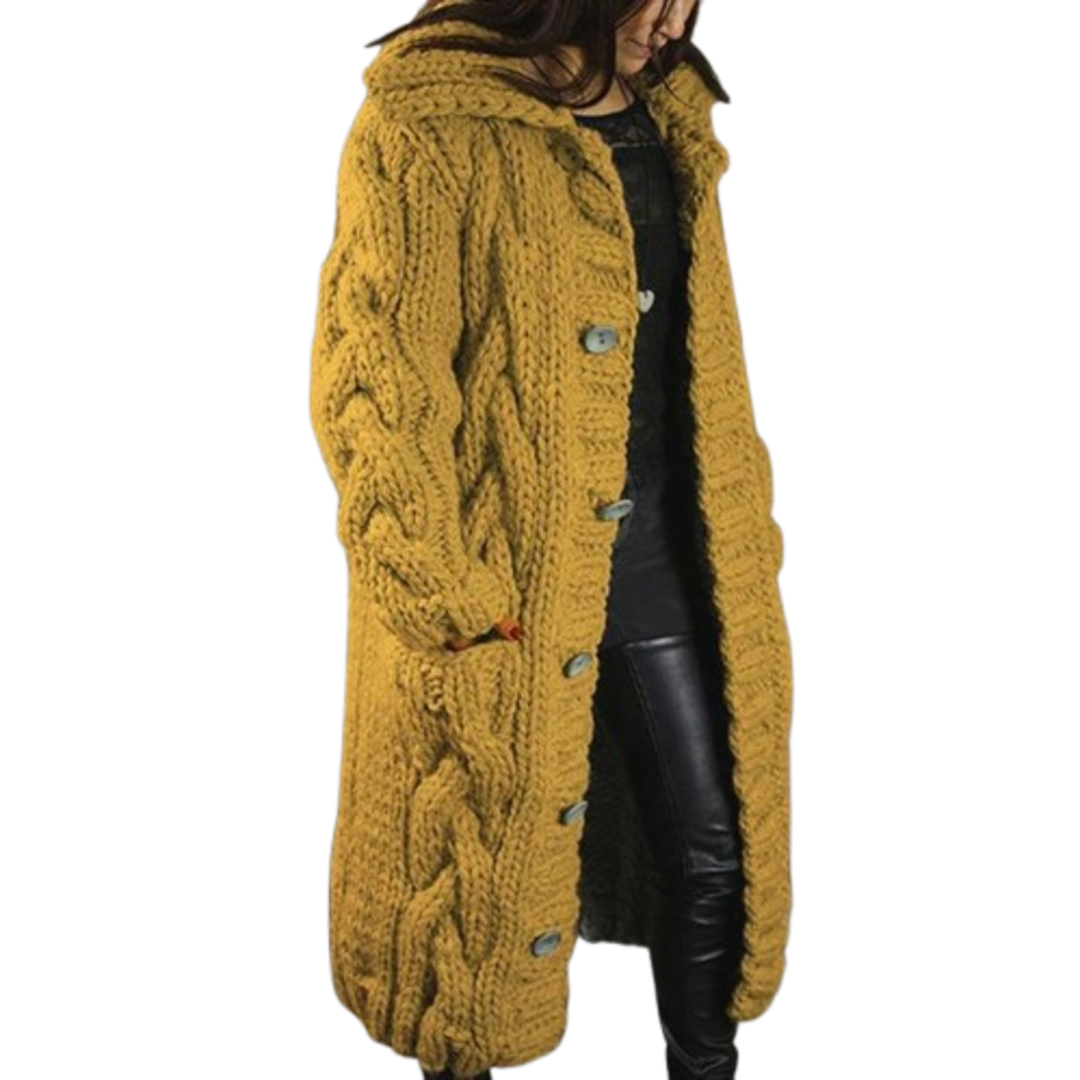 KARINA – Elegantný pohodlný kabát s krytím bruška