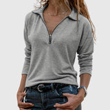 Nadine - Dámske svetre s polovičným zipsom