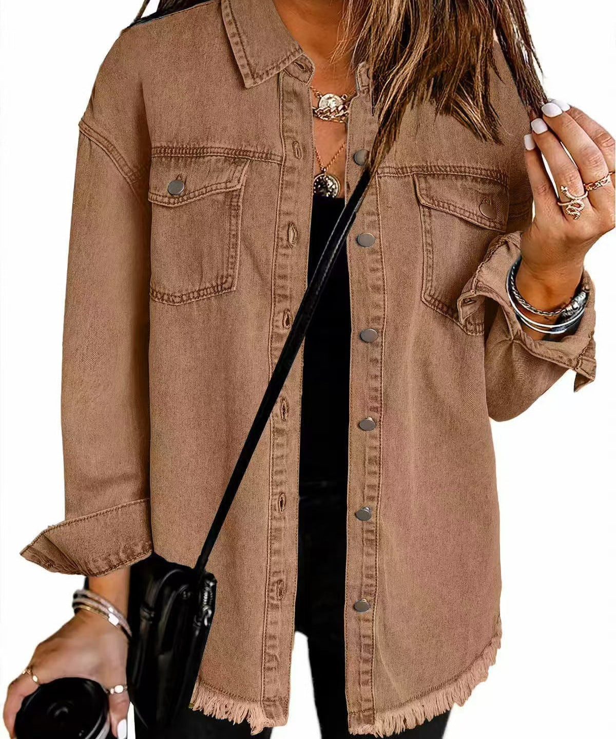 Martina - Džínová košela s gombíkmi