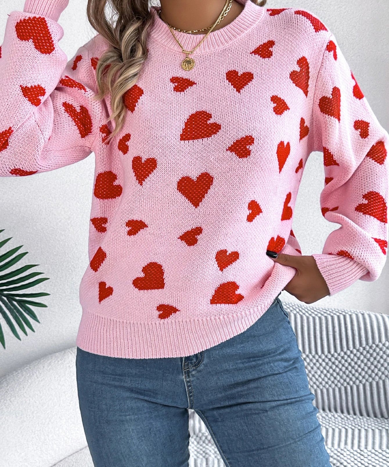 Roseline™ | Pulóver Cœur Tendre