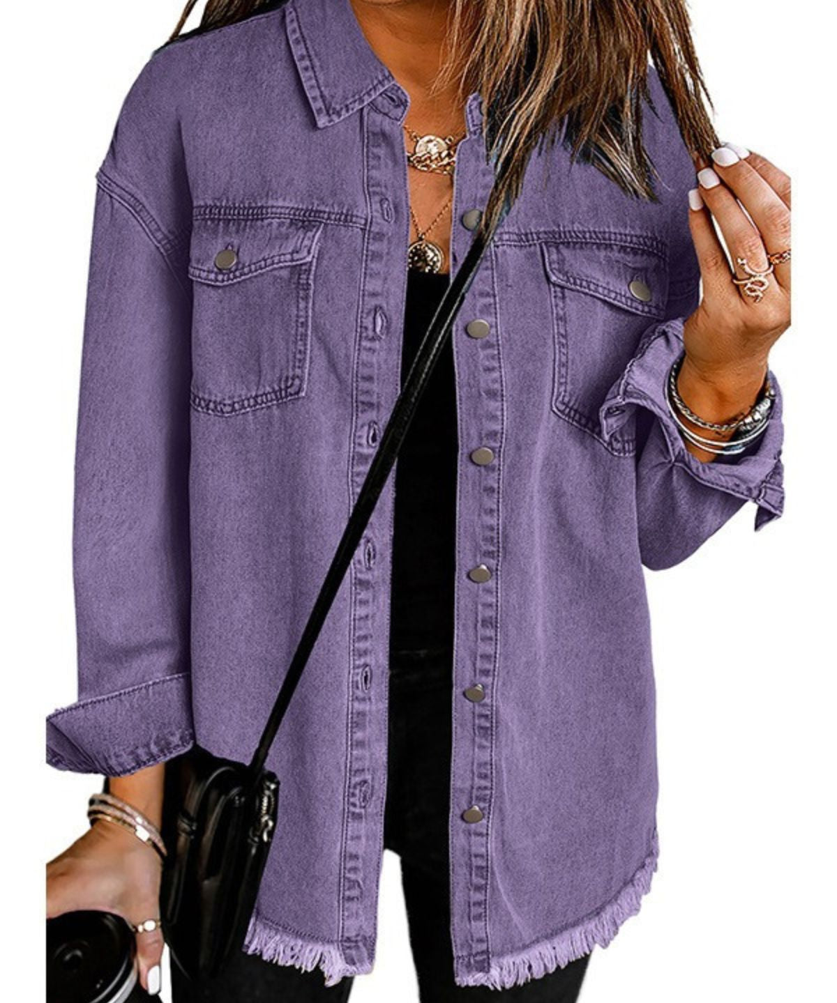 Martina - Džínová košela s gombíkmi