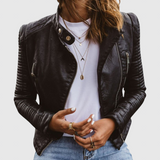 Anais - Elegantná kožená bunda