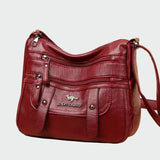 Elegantná kožená príručná taška