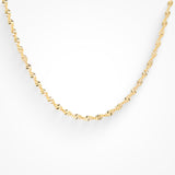 Dvojitý Skrútený Náhrdelník