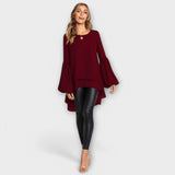 Aria - Dokonalá jarná blúzka s okrúhlym výstrihom