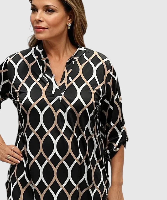 Noor – Blúzka s grafickým potlačou