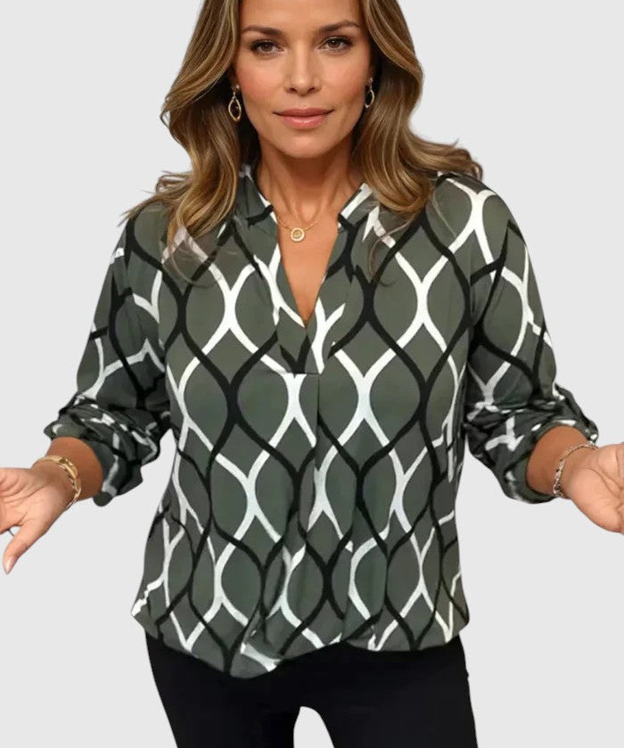 Noor – Blúzka s grafickým potlačou