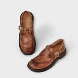 Isla - Elegantné kožené Mary Janes