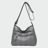 Mäkká kožená taška cez rameno