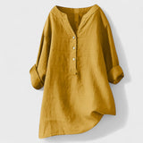 Freja - Pohodlná Košela s Gombíkmi